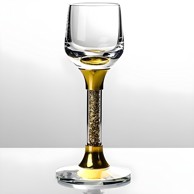 Kristalna čašica 15 ml, zlatna