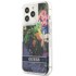 GUESS Tvrda futrola Flower Liquid Glitter za Apple iPhone 13 / 13 Pro