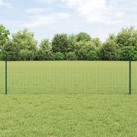 Ograda zavarena s 22 U post 0.5x50 m čelik, zelena