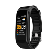 ONASI Pametna sportska narukvica, Bluetooth, IP67, crna
