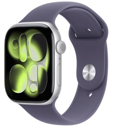 APPLE Watch serije 11, GPS, 46 mm, + remen M/L, srebrni (MEVA4WF/A)