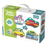 TREFL Baby puzzle vozila (2,2,2,2)