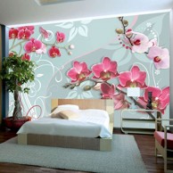 Foto tapeta Pink orchids variation II 100x70