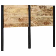 Uzglavlje 140 cm Puno drvo Mango i željezo