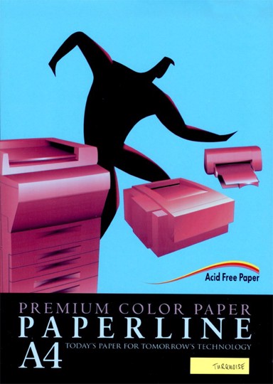 PAPERLINE Fotokopirni papir A4, tirkizna