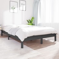 Okvir za krevet sivi 150x200 cm od masivne borovine 5FT bračni