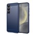 HURTEL Silikonska maskica Carbon Case, Samsung Galaxy S25+, plava