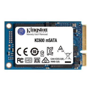 KINGSTON SSD disk KC600 SKC600MS/256G SSD disk, 256 GB, mSATA, maks do 550/520 MB/s