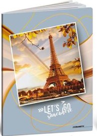 BLASETTI Bilježnica Scuola Let's go, A4 kvadratići, 20 listova, meki uvez