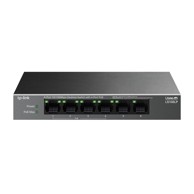 TP-LINK Switch LiteWave LS106LP, neupravljivi Fast Ethernet (10/100), Power over Ethernet (PoE), crni