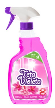 TETA VIOLETA Sredstvo za čišćenje stakla floral 750 ml