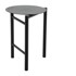 ZONE Crni metalni stolac Disc