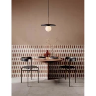 NOVA LUCE Visilica Idor NL9501252, G9, 5 W, crno-bijela