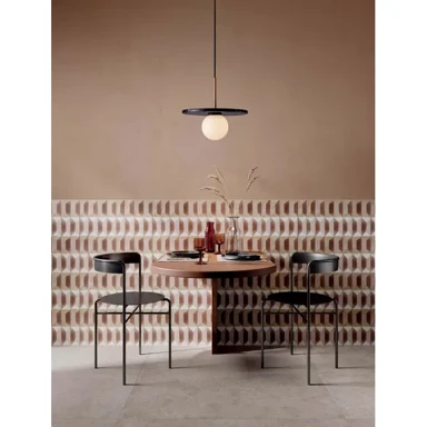 NOVA LUCE Visilica Idor NL9501252, G9, 5 W, crno-bijela