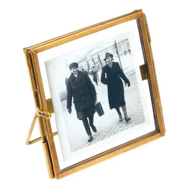 REX LONDON Metalni stojeći okvir u zlatnoj boji 8x8 cm 