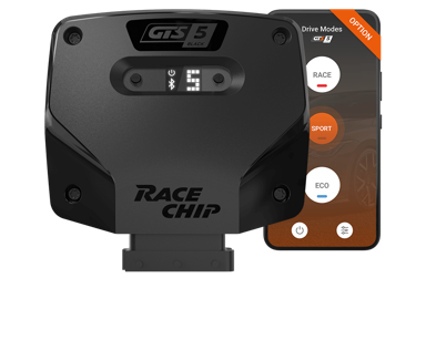 GTS RaceChip 5 BLACK za Nissan GT-R (R35) (2007-) 3.8 V6 Nismo, Stage 1, +51 KS +127 Nm, 651 KS 779 Nm