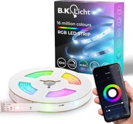 B.K. Licht wifi rgbic LED traka 10 m, app, music sensor
