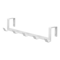 YAMAZAKI Bijela metalna vješalica za vrata 30 cm, Tower