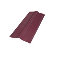 GUTTA PVC sljemenjak za Shelltec/Evo ploče, crveni, 1050 x 420 mm