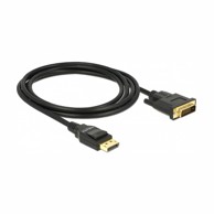 DELOCK kabel DisplayPort-DVI 2 m 4K 30Hz pasivni, model 85313