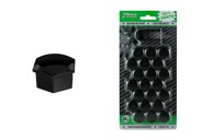 Poklopci vijaka kotača crni 21 mm, crna