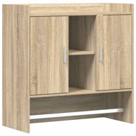 Zidna polica za montažu 80 x 36 x 80 cm, hrast sonoma