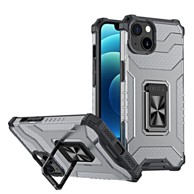 HURTEL Futrola Crystal Ring Armor za iPhone 12 crna