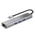 LOGILINK USB hub, 3 x USB-A, Gigabit Ethernet, USB 3.2