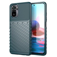 HURTEL Fleksibilna maskica TPU Thunder za Xiaomi Redmi Note 10 / 10S / Poco M5s, zelena