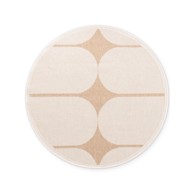 NORTHRUGS Okrugli unutarnji i vanjski tepih Duet Bowen ø 160 cm, bež/slonovača