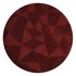 FLAIR RUGS Bordo ručno rađen vunen okrugao tepih ø 160 cm Shard Red 