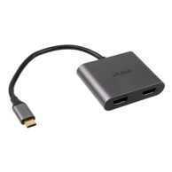 AKASA USB-C na Dual HDMI MST adapter, 4K@60Hz, 4K@30Hz dual, AK-CBCA26-18BK