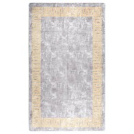 Perivi tepih 120 x 180 cm sivi protuklizni