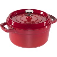 STAUB Lonac 20 cm okrugla, trešnja, lijevano željezo