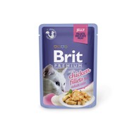BRIT Premium Cat Delicate Fillets u želeu s piletinom, vrećica 85 g