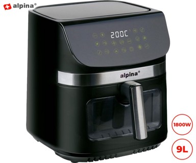 ALPINA XXL friteza na topli zrak, 9 L, 1800 W