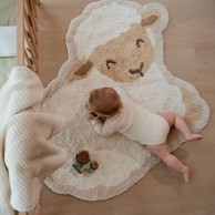 LITTLE DUTCH Dječji tepih, ovčica little farm, bež