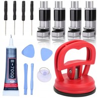 ROSFIX Set za popravak LCD-a 4U1, GSM alat 10U1, ljepilo B7000 15 ml, vakuumska sisaljka 55 mm