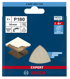 BOSCH 5-dijelni set brusnih papira Professional Expert M480 za delta brusilice, 93 mm, G 180 (2608900720)