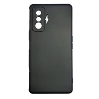 MAXMOBILE Maska Silicone Mikro za Poco F4 GT, crna