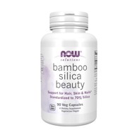 NOW Ekstrakt bambusa Bamboo Silica Beauty, 90 kapsula