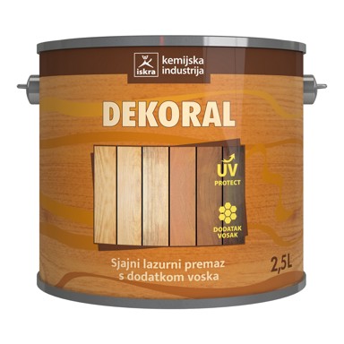 ISKRA Lazura za drvo Dekoral ebanovina 2,5 l