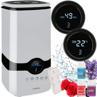 KEDO Ovlaživač zraka s aromaterapijom, snaga 28 W, zapremnina 4 L, ionizator, bijela boja