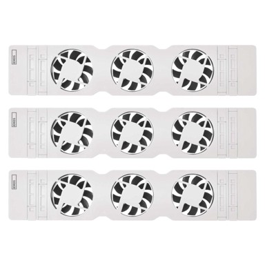 EMOS Trio ventilator za radijator P56PR3, bijeli