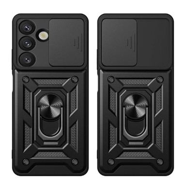 HURTEL Maskica za Google Pixel 9/9 Pro 5G/10 5G/10 Pro 5G, Hybrid Armor Camshield, crna