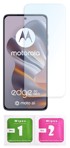 BLUEMOON Futrola tipa novčanik za Motorola Edge 50 Neo - zaštitna maska s dizajnom i staklom 9H