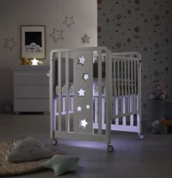 AZZURRA DESIGN Dječji krevetić Glam Lux 9u1, bijela