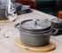 STAUB Lonac 6.7 l, lijevano željezo, sivi
