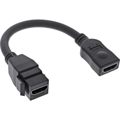 INLINE HDMI kabel 0,2 m, crni