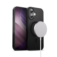 MAG Maska Hybrid Frost, iPhone 17, MagSafe, crna
